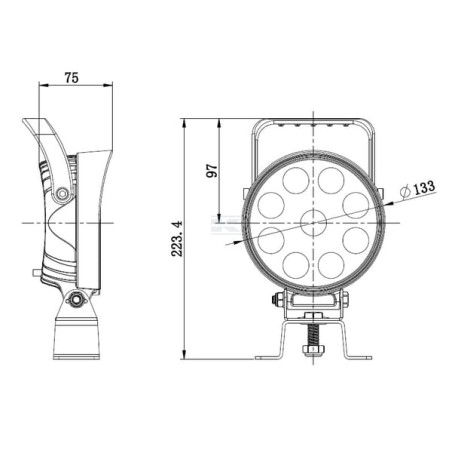Feu de travail LED UNIVERSEL LA10620