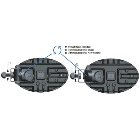 Lampe de travail LED CLAAS LA10558
