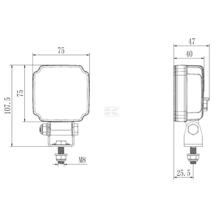 Phare UNIVERSEL LA10905BOX