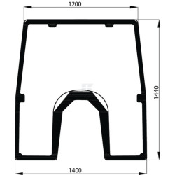 Pare-brise UNBRANDED L173349N