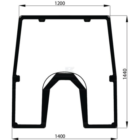 Pare-brise UNBRANDED L173349N