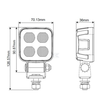 Lampe de travail LED UNIVERSEL LA10832