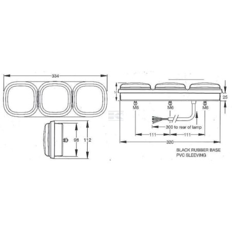 LED arrière BRITAX L1300LDV