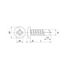 Vis UNIVERSEL 7504N2995P200