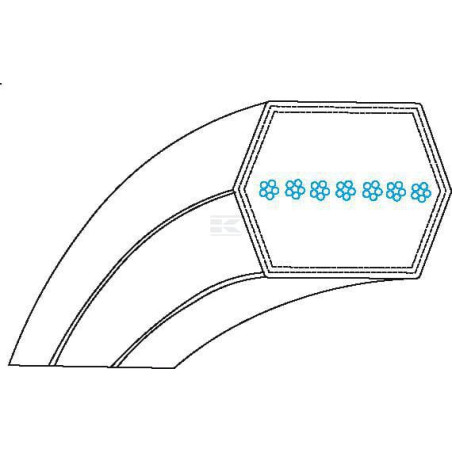 Courroie OPTIBELT LG2000985