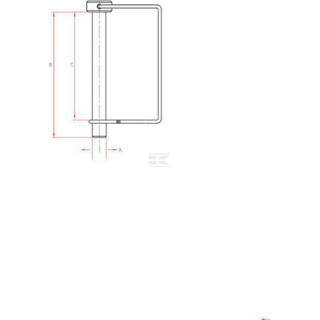 Circlip tube carré UNIVERSEL LPS657KR