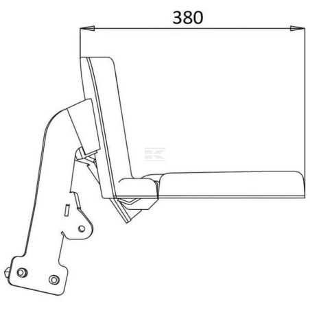 Siège passager UNBRANDED LVB25717N