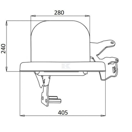 Siège passager UNBRANDED LVB25717N