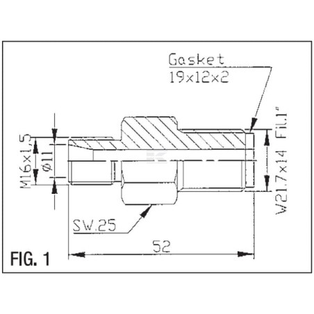 Raccord SAIP LAV9ATBOITL10