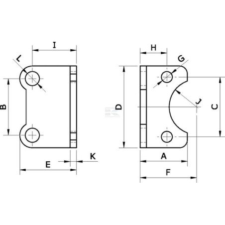 Fixation UNIVERSEL LB32PN