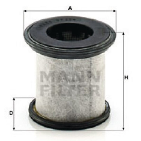 Élément de ventilation MANN-FILTER LC10001X