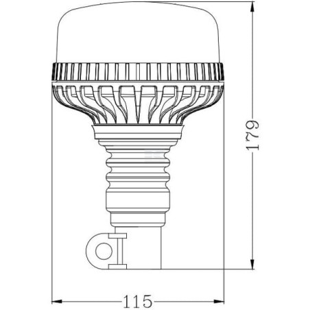 Gyrophare LED UNIVERSEL LA20028G