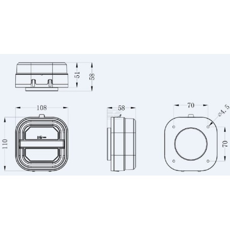 Kit UNIVERSEL LA60040FR