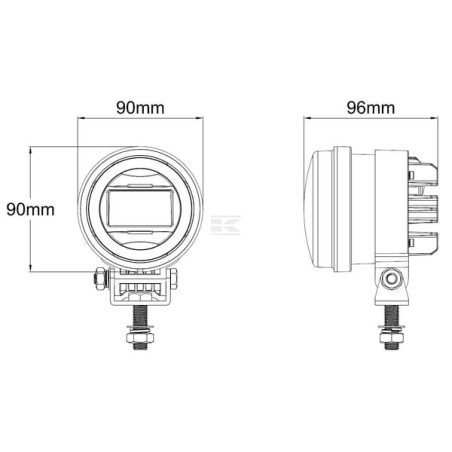 Phare LED UNIVERSEL LA80091