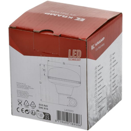 Gyrophare LED UNIVERSEL LA20093