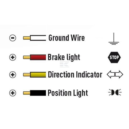 Feu arrière LED UNIVERSAL LA40090