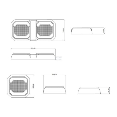 Feu arrière LED UNIVERSAL LA40090