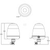 Gyrophares LED synchronisables UNIVERSEL LA20095