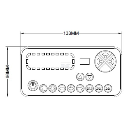 Barre lumineuse LED UNIVERSEL LA20096