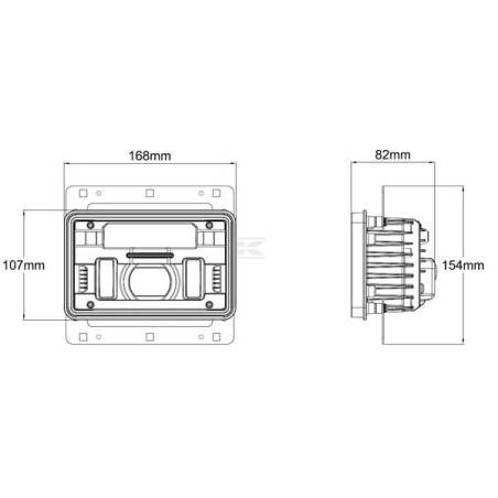 Phare LED UNIVERSEL LA80065