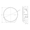 Phare LED UNIVERSEL LA80041