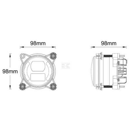 Phare LED UNIVERSEL LA80092