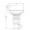 Gyrophare LED UNIVERSEL LA20092G