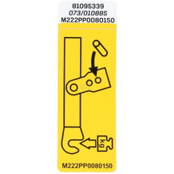 Étiquette AGCO M222PP0080150