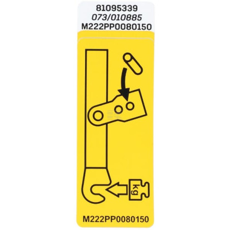 Étiquette AGCO M222PP0080150
