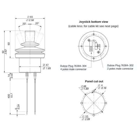 Electrique WALVOIL MDN231JOYSTICK