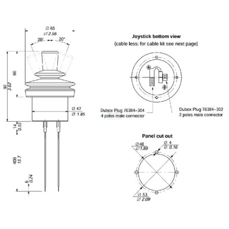 Electrique WALVOIL MDN231JOYSTICK