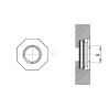 Cartouche filetée CAMOZZI MD1A18