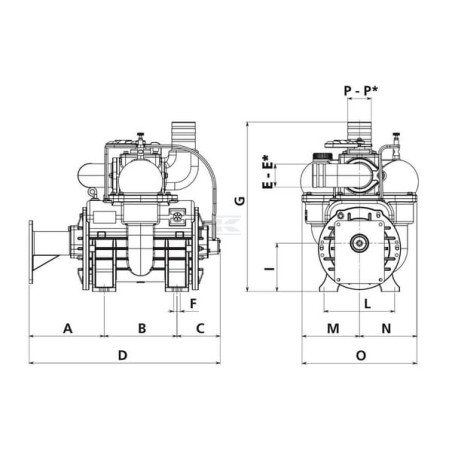 Pompe à vide BATTIONI PAGANI MEC13500HRA