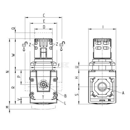 Régulateur CAMOZZI MD1R700