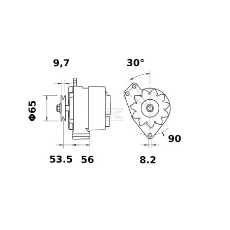 Alternateur MAHLE MG512