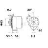 Alternateur MAHLE MG512