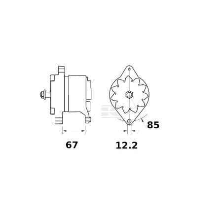 Alternateur MAHLE MG540