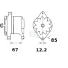 Alternateur MAHLE MG540