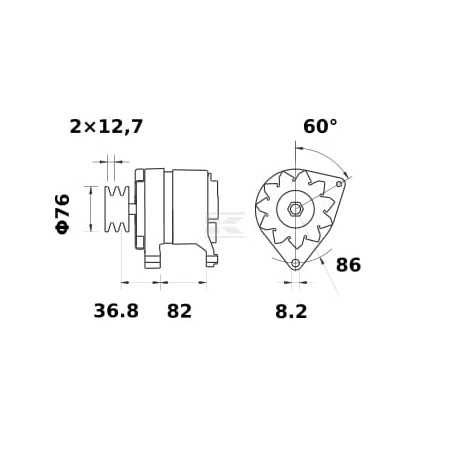 Alternateur MAHLE MG330