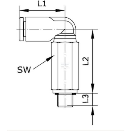 Raccord UNIVERSEL MEC6M5P