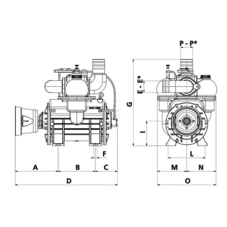 Pompe à vide BATTIONI PAGANI MEC9000DL