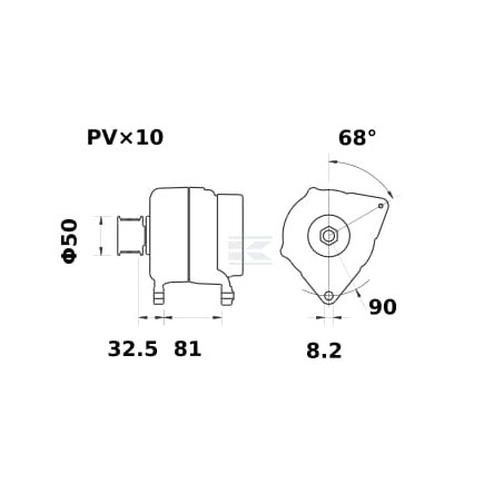 Alternateur MAHLE MG693