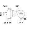 Alternateur MAHLE MG851