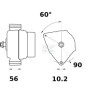 Alternateur MAHLE MG264