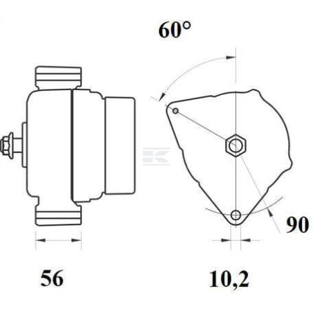 Alternateur MAHLE MG467