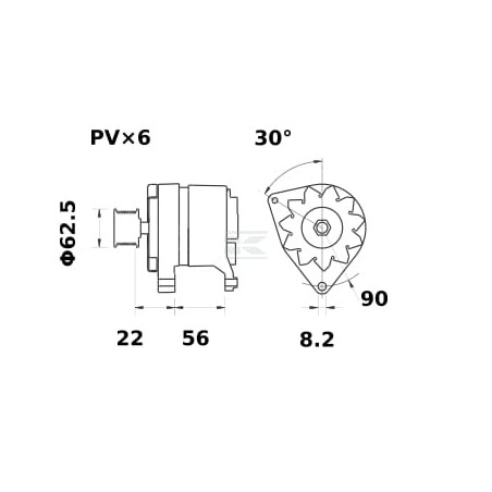 Alternateur MAHLE MG791