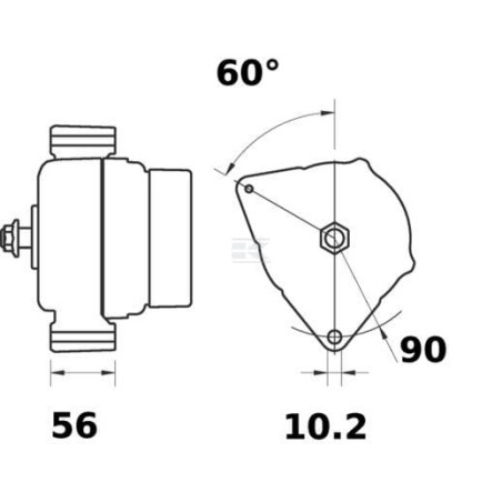 Alternateur MAHLE MG757