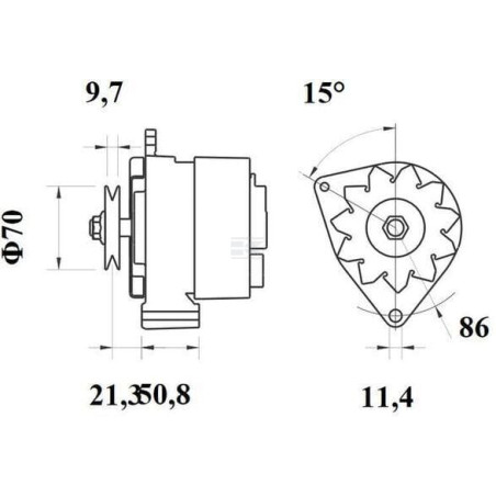 Alternateur MAHLE MG499
