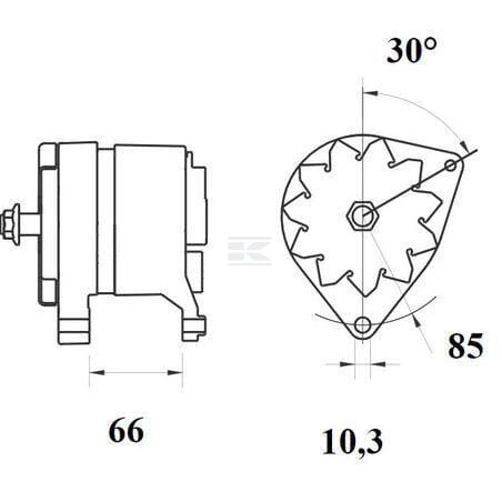 Alternateur MAHLE MG1161