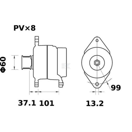 Alternateur MAHLE MG51